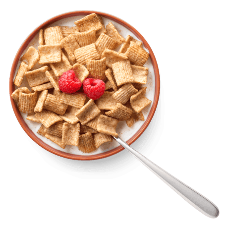 Cascadian Farm Cinnamon Crunch Cereal in a bowl