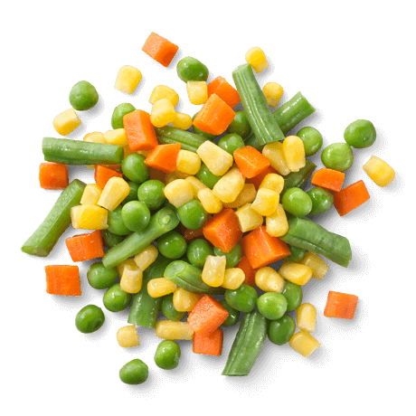 Cascadian Farm Organic Frozen Gardener's Blend Vegetables including peas, carrots, corn and green beans