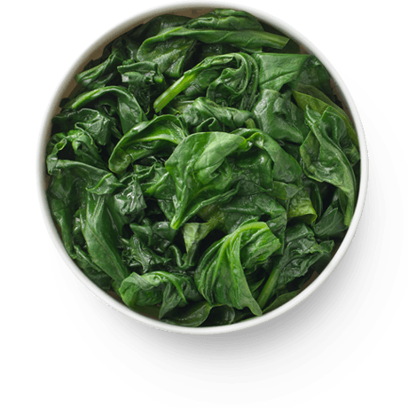 Cascadian Farm Organic Frozen Cut Spinach in a bowl