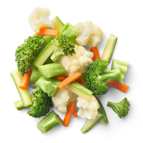 Cascadian Farm Frozen Mixed Vegetables including broccoli, cauliflower and carrots