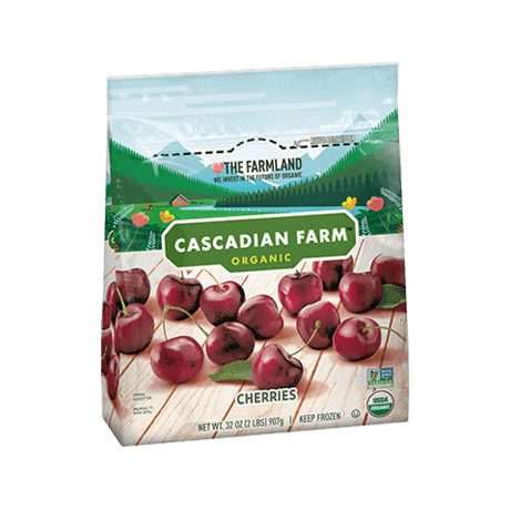 Cascadian Farm Organic Frozen Cherries, front of package