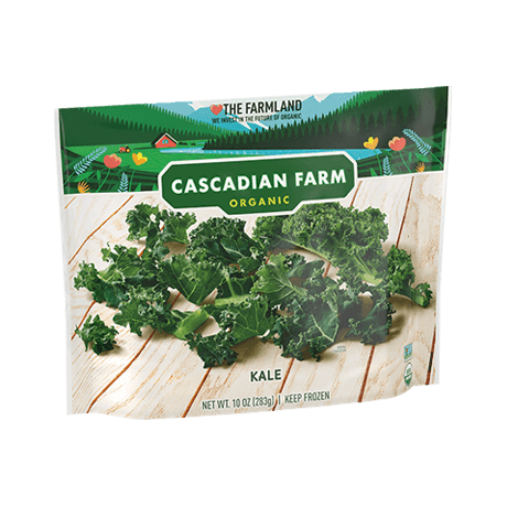 Cascadian Farm Organic Frozen Kale, front of package