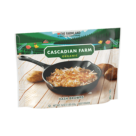 Cascadian Farm Hashbrowns, front of package