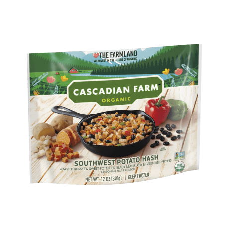 Cascadian Farm Frozen Southwest Potato Hash, front of package